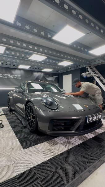 glascoating porsche 911 - polijst residu ontvetten glascoating porsche 911 - polijst residu ontvetten