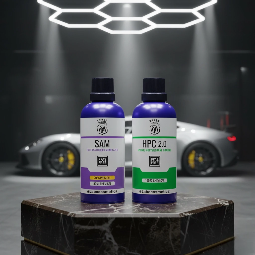 labocosmetica-sam-hpc-pro-coating-zwanenburg #Labocosmetica SAM en HPC Pro synergie voor een zijdezachte lakbescherming.