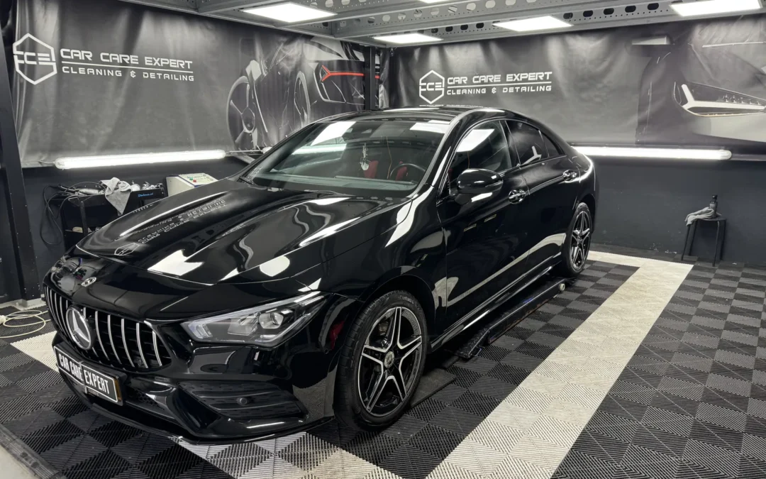 Mercedes-Benz CLA uit Hoofddorp: krassen polijsten en glascoating Zilver