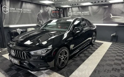 Mercedes-Benz CLA uit Hoofddorp: krassen polijsten en glascoating Zilver
